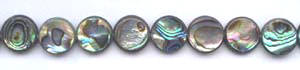 Abalone Dime Beads