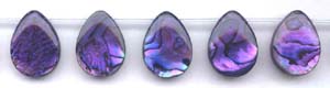 Dyed Abalone Drop Beads