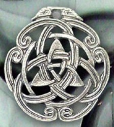 CELTIC DESIGN GLASS INCENSE HOLDER