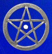 PENTACLE GLASS INCENSE HOLDER