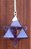 Amethyst Merkaba Pendulum