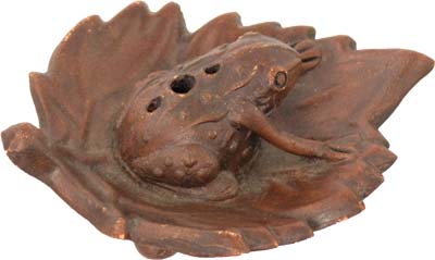 Ceramic Frog Incense Holder