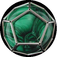 Sterling silver Dodecahedron