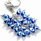 EVIL EYE PROTECTION KEYCHAIN and BLESSING