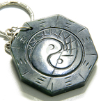 LUCKY YIN-YANG BLACK JADE KEYCHAIN