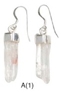 Clear Quartz Natural Earrings