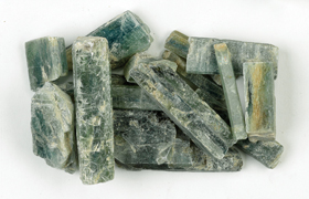 Green Kyanite Crystals