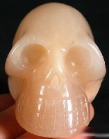 Pink Aventurine Skulls