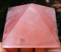 Rose Quartz Pyramid