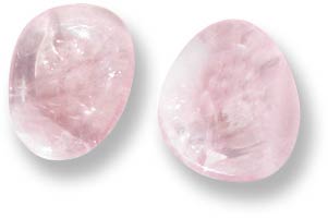 Rose Quartz Thumb Stones (Worry Stones) 