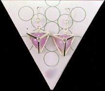 Tetrahedron Earrings