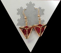 Tetrahedron Earrings