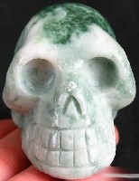 Tree Agate Skulls