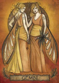 Gemini Fairy Greeting Cards