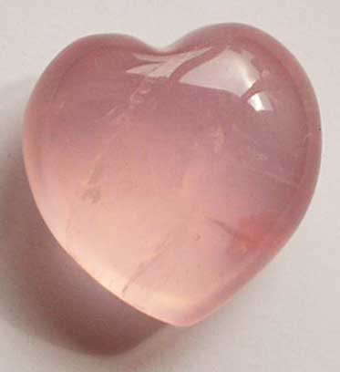 Girasol Rose Quartz Puffy Hearts