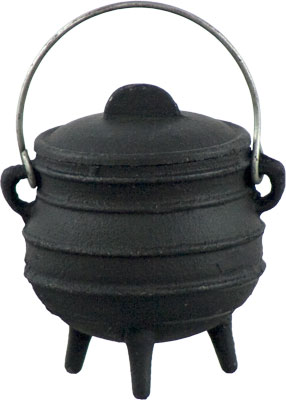 CAST IRON MINI INCENSE CAULDRONS