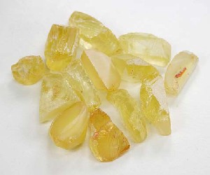 Canary Yellow Zircon Faceted Rough