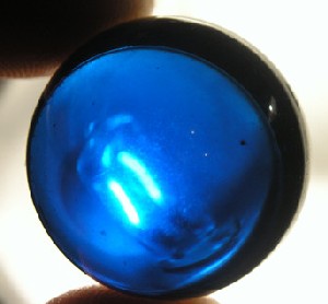 COBALT BLUE OBSIDIAN SPHERES