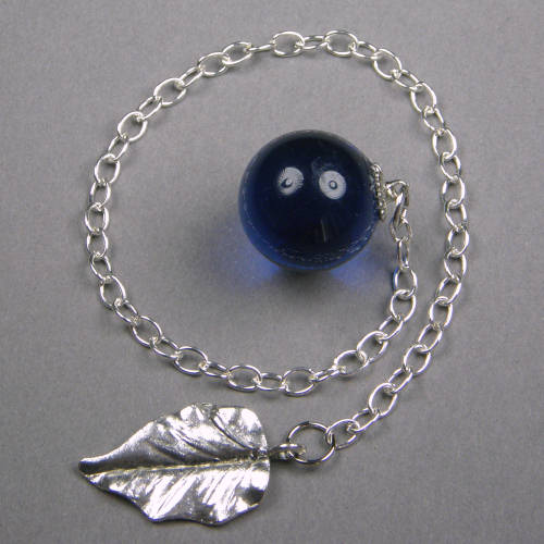 Cobalt Blue Obsidian Sphere Pendulums