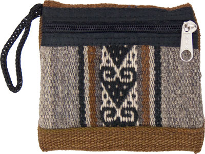 COIN PURSE - WOOL GREIGE 