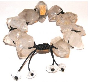 Himalayan Quartz Drawstring Bracelet