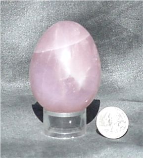 MADAGASCAR STAR ROSE QUARTZ EGG