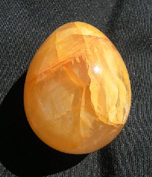 Yellow Quartz Egg from Madagascar