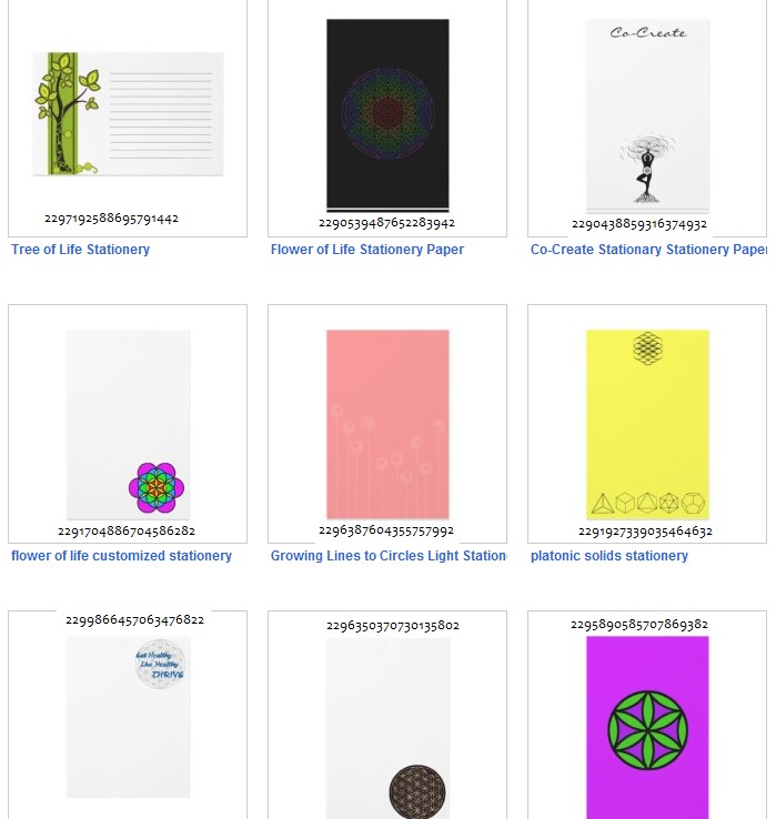 Metaphysical Stationary, Letterhead, Notecards, Greeting Cards, Invitations and Announcements