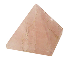 ROSE QUARTZ 25-30MM STONE PYRAMID 