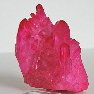 Ruby Aura Quartz Clusters