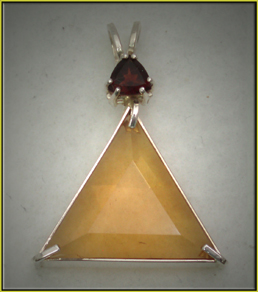 Star of David in Siberian Gold Quartz