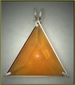 Star of David in Siberian Gold Quartz