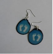 Tagua Nut Unihosty Earrings