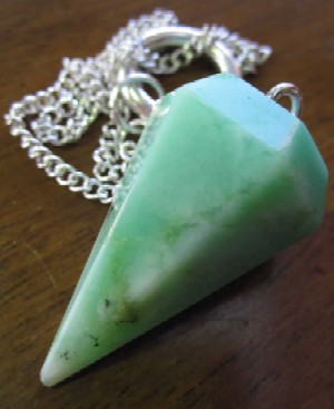 Chrysoprase Pendulums