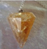 Citrine Pendulum Divination Dowsing