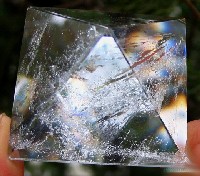 Clear Rock Crystal Pyramid