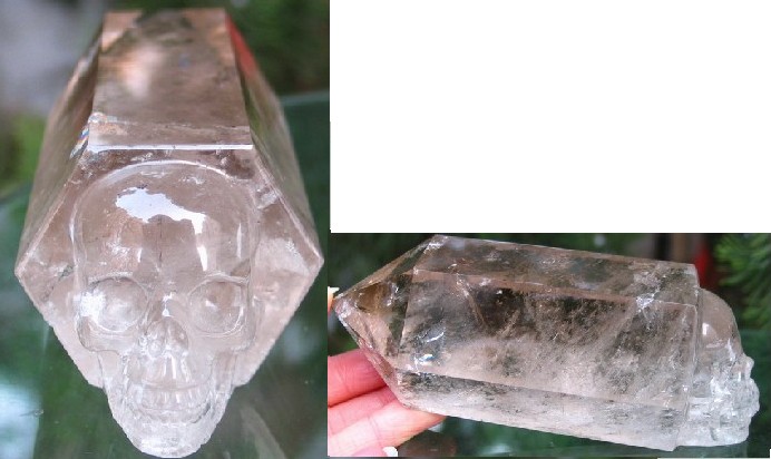 Crystal Wand Point Skulls