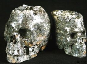 Iron Pyrite Skulls