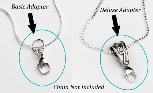 Sterling Silver Pendulum-to-Pendant Adapter