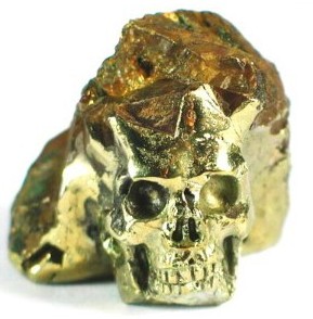 Iron Pyrite Chalcopyrite Skulls