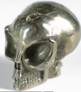 Iron Pyrite Alien Skulls