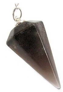 SMOKY QUARTZ FACETED Divination PENDULUM