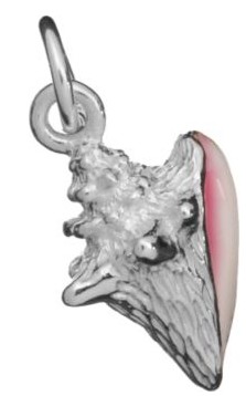 Sterling Silver Conch Shell Charm