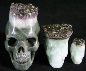 Stone Crystal Skulls