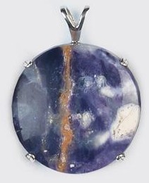 Violet Flame Opal Pendant 